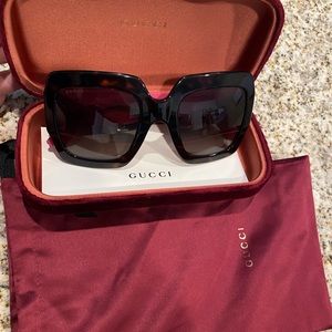 Gucci Havana Pink Glitter Arms